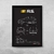 Quadro/Poster Renault Sandero Rs 2016 | Preto & Branco