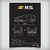 Quadro/Poster Renault Sandero Rs 2016 | Preto & Branco - Interlakes | Eternize sua paixão