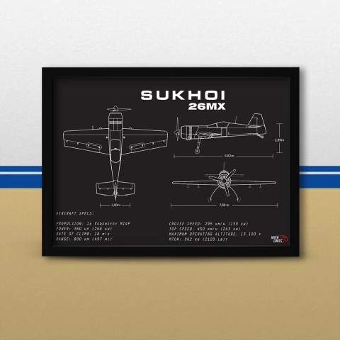 Quadro/Poster Sukhoi 26Mx