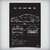 Quadro/Poster Toyota Camry 2022 | Preto & Branco - Interlakes | Eternize sua paixão