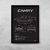 Quadro/Poster Toyota Camry 3.0 1993 | Preto & Branco