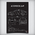Quadro/Poster Toyota Corolla Gli 2015 | Preto & Branco - Interlakes | Eternize sua paixão