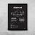 Quadro/Poster Toyota Hilux Sw4 2021 | Preto & Branco