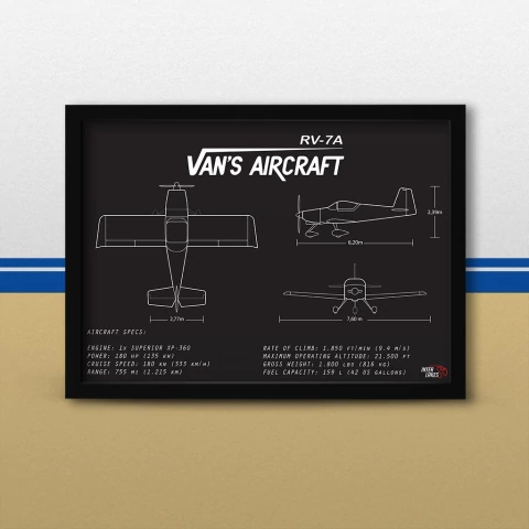 Quadro/Poster Vans Rv-7A (180Hp)
