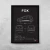 Quadro/Poster Volkswagen Fox Trend 1.6 G2 2014 | Preto & Branco