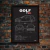 Quadro/Poster Volkswagen Golf Tsi 1.4 Highline Mk7 | Preto & Branco - loja online
