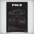 Quadro/Poster Volkswagen Polo Sedan 1.6 2008 | Preto & Branco - Interlakes | Eternize sua paixão