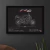 Quadro/Poster Yamaha Fz6 N 2008 | Preto & Branco - Interlakes | Eternize sua paixão