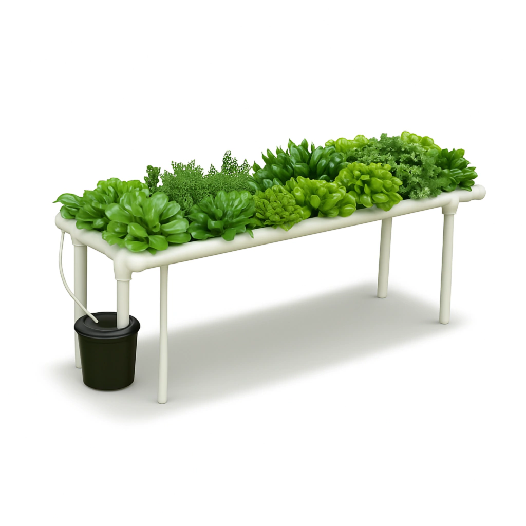 46 Plantas - Huerta Horizontal NFT + Insumos