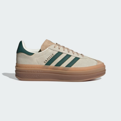 Tênis adidas gazelle pink glow plataforma rosa Tênis adidas gazelle pink glow plataforma rosa