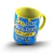 Caneca Super Pai Raios Amarelo - O Mundo dos Personalizados