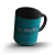 Caneca Mae Amor Que Não Se Mede Azul - O Mundo dos Personalizados