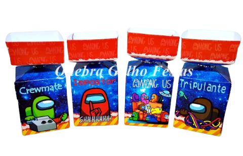 Lembrancinhas Among Us Caixa Meia Bala - 10 Unidades - comprar online