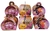 Decoração Boiadeira Kit Bolinho - 43 Itens - Grupo Festas