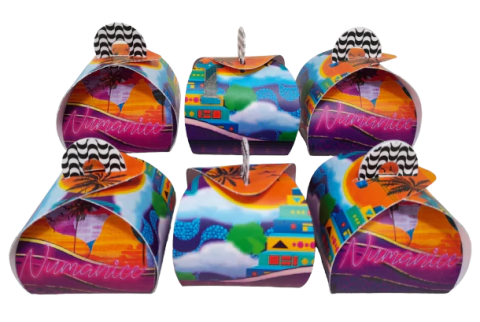 Lembrancinhas Numanice Caixa Bombom - 10 Unidades.