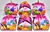 Lembrancinhas Tutti Frutti Caixa Bombom - Pct com 10 - comprar online