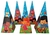 Lembrancinhas 3 Palavrinhas Caixa Cone - Pct com 10