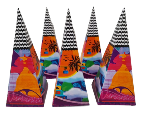 Lembrancinhas Numanice Caixa Cone - 10 Unidades.