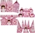 Kit Lembrancinha Batizado Rosa Festa Fácil Papelaria 40 Caixinhas