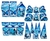Lembrancinhas Borboleta Azul Kit 40 Caixinhas