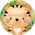 Aplique Redondo Safari Aquarela 5×5 – Pct C/ 10 unid - Grupo Festas