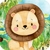 Aplique Quadrado Safari Aquarela 5×5 – Pct C/ 10 unid - loja online