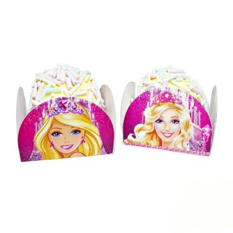 Forminha De Doces 4 Petálas Barbie Princesa - 40 Unidades.
