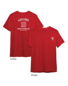Camisa Leclerc frente e costas (estampa maior nas costas) na internet