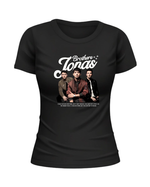 Camisa Babylook Jonas Brothers - Gráfica na internet