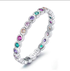 Anillo multicolor energético por talle