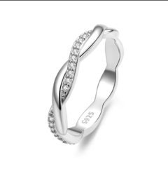 Anillo Sinfin trenzado