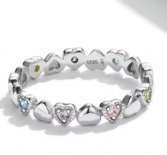 Anillo Sinfín love energético - Joyas Yan Cristales
