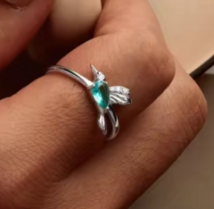 Anillo new colibrí verde esperanza - comprar online