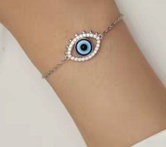 Pulsera gran ojo protector - Joyas Yan Cristales