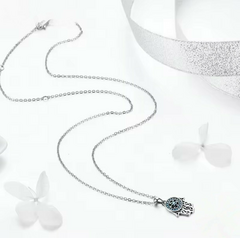 Collar Manito protectora - Joyas Yan Cristales