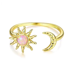 Anillo eclipse dorado - tienda online