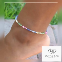 Tobillera todo cristal - comprar online
