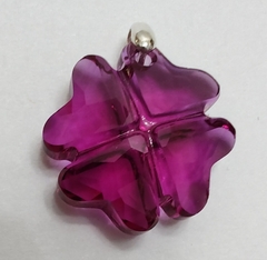 Dije Trebol 4 hojas 20mm Eligi tu Color - Joyas Yan Cristales