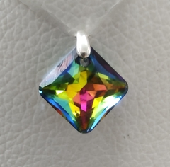 Dije Princess cut 18mm Elegi tu color
