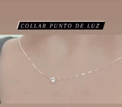 Collar punto de Luz con cadena de plata 925