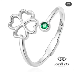 Anillo Trebol de la Suerte Regulable - comprar online