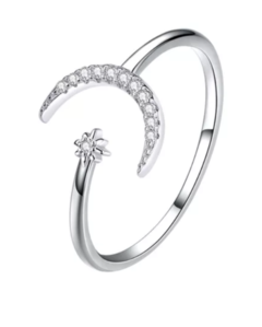 Anillo Moon Cristal Regulable