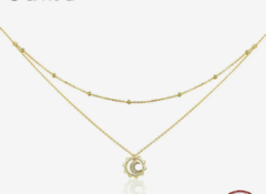 Collar Eclipse Dorado en internet