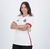 Camisa Flamengo II 24/25 - Torcedor Adidas Feminina - Branca com detalhes em vermelho na internet