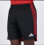 Short Flamengo II 24/25 - Masculino Adidas - Preto com detalhes em vermelho na internet