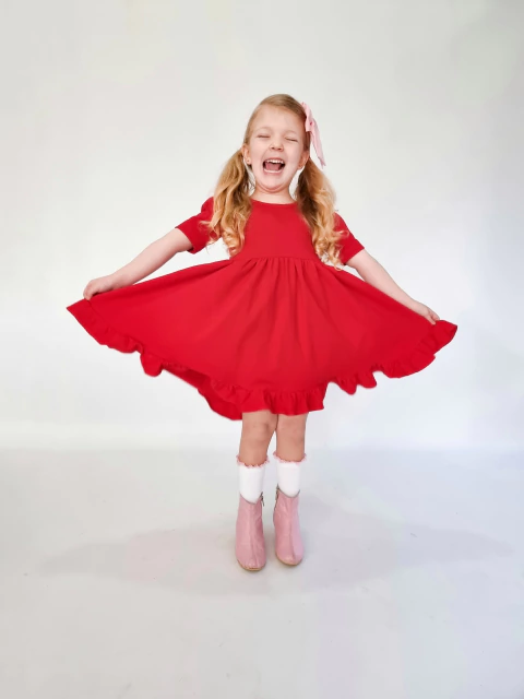 VESTIDO EMMA ROJO - comprar online