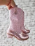 Bota Star Rosa talle 28 detalle en pie izquierdo