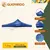 Teto para Gazebo Pagoda 3x3 Resistente Praia E Camping