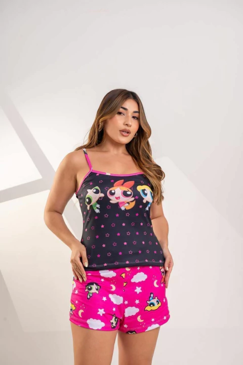 Baby doll Estampado Alcinha - comprar online