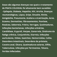 Prata Coloidal ( Nano Prata ) Pura 500ml + Suco de Babosa 500ml - SPAsso Saudável